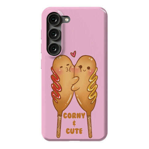 Corny and Cute (pink) Phone Case