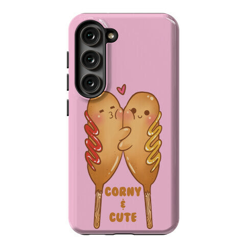 Corny and Cute (pink) Phone Case