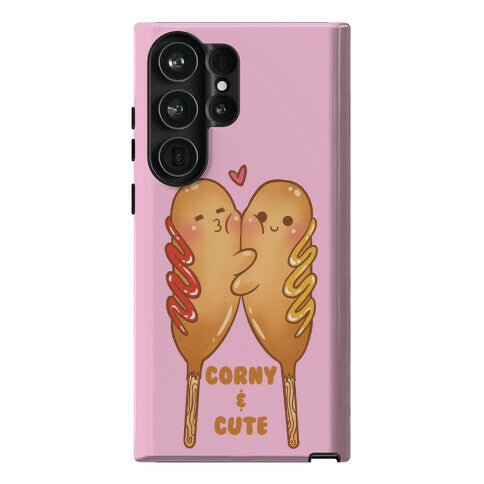 Corny and Cute (pink) Phone Case