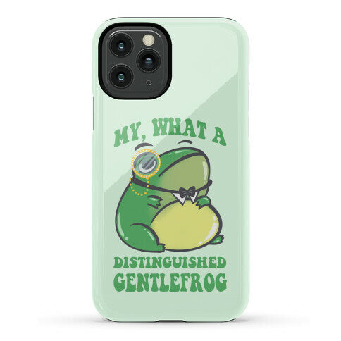 My, What A Distinguished Gentlefrog Phone Case