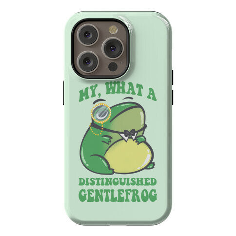 My, What A Distinguished Gentlefrog Phone Case