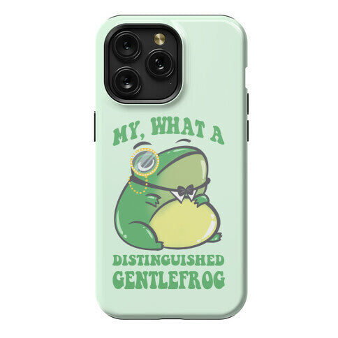 My, What A Distinguished Gentlefrog Phone Case