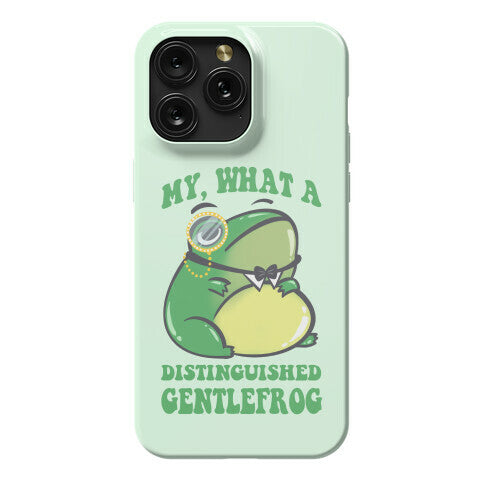 My, What A Distinguished Gentlefrog Phone Case