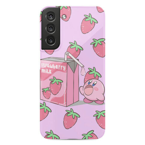 Strawberry Milk Kirby Parody Phone Case