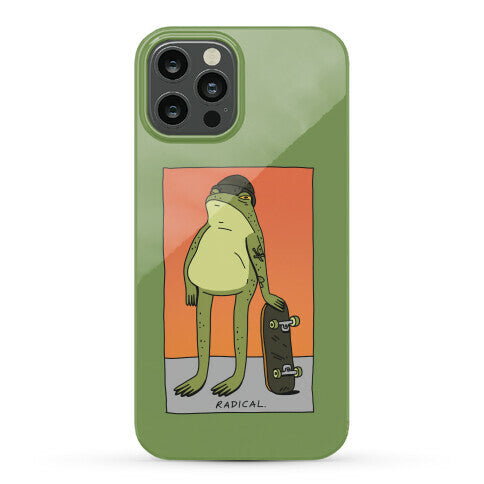 Radical Frog Skater Phone Case