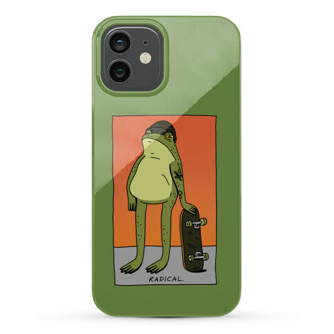 Radical Frog Skater Phone Case