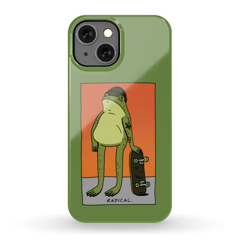 Radical Frog Skater Phone Case
