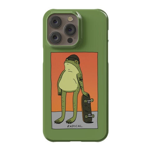 Radical Frog Skater Phone Case