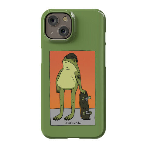 Radical Frog Skater Phone Case