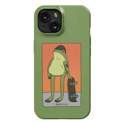 Radical Frog Skater Phone Case