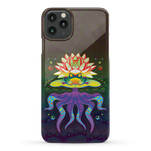 Psychedelic Lily Frog Phone Case