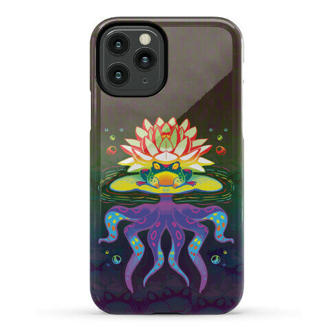 Psychedelic Lily Frog Phone Case