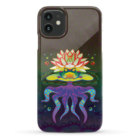 Psychedelic Lily Frog Phone Case