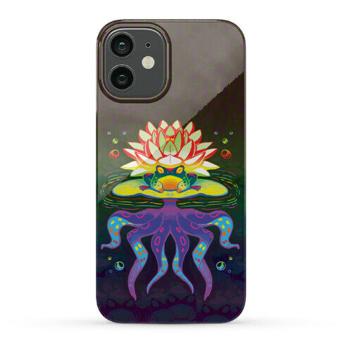 Psychedelic Lily Frog Phone Case