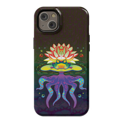 Psychedelic Lily Frog Phone Case