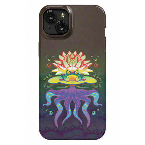 Psychedelic Lily Frog Phone Case