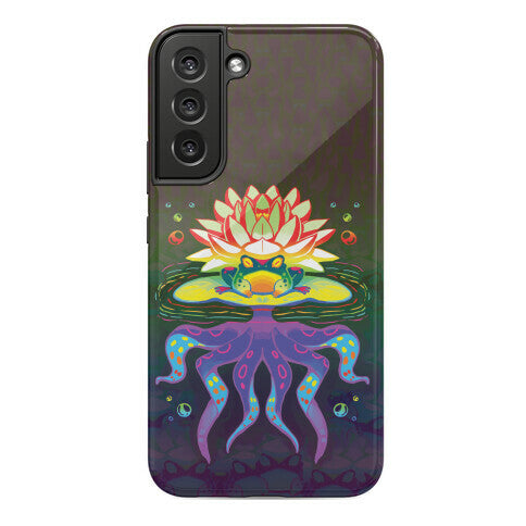 Psychedelic Lily Frog Phone Case
