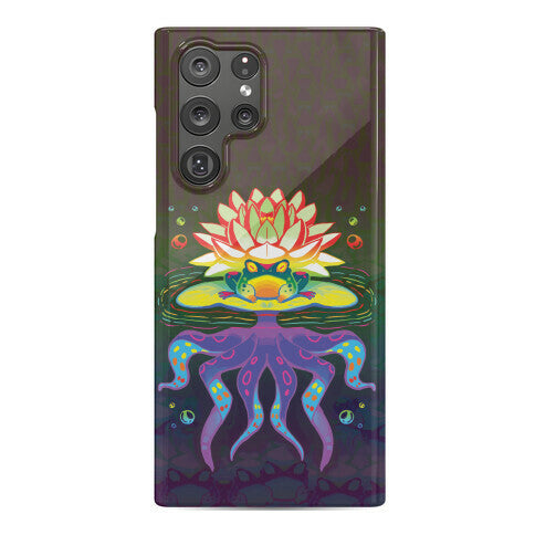 Psychedelic Lily Frog Phone Case