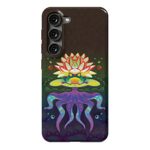 Psychedelic Lily Frog Phone Case