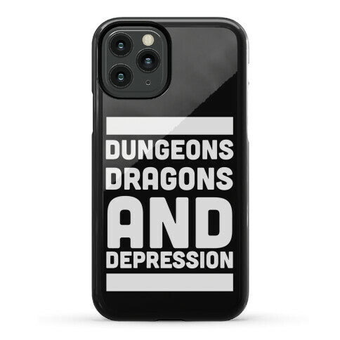 Dungeons, Dragons and Depression Phone Case