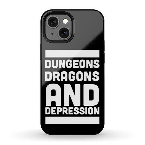 Dungeons, Dragons and Depression Phone Case