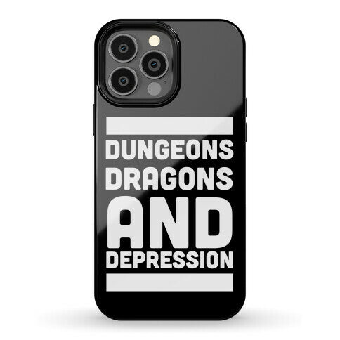 Dungeons, Dragons and Depression Phone Case
