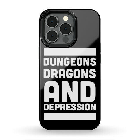 Dungeons, Dragons and Depression Phone Case