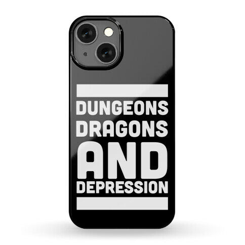 Dungeons, Dragons and Depression Phone Case
