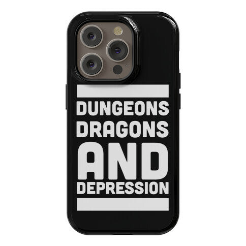 Dungeons, Dragons and Depression Phone Case