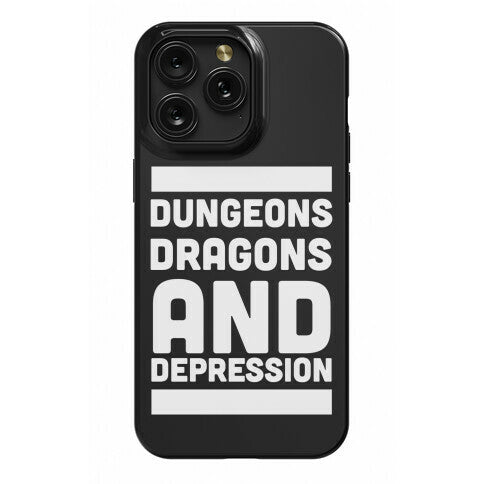 Dungeons, Dragons and Depression Phone Case