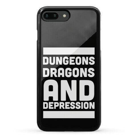 Dungeons, Dragons and Depression Phone Case