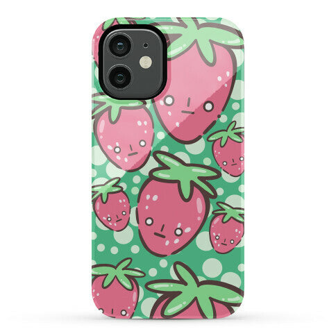 Indifferent Strawberries Phone Case