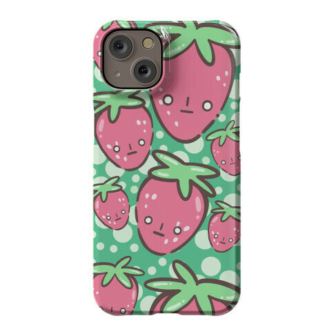 Indifferent Strawberries Phone Case