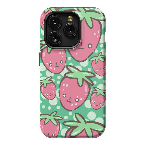 Indifferent Strawberries Phone Case