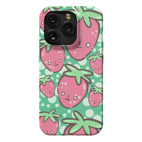 Indifferent Strawberries Phone Case