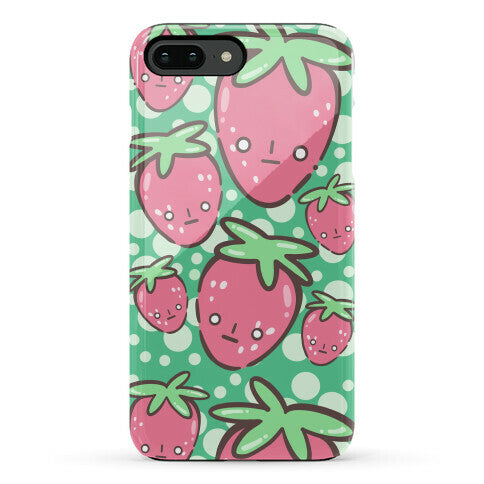 Indifferent Strawberries Phone Case
