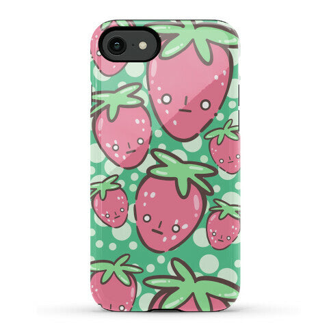 Indifferent Strawberries Phone Case