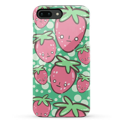 Indifferent Strawberries Phone Case