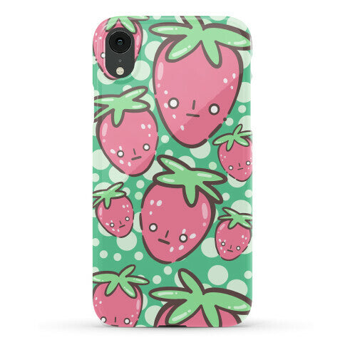 Indifferent Strawberries Phone Case