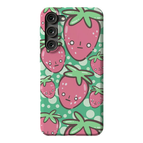Indifferent Strawberries Phone Case