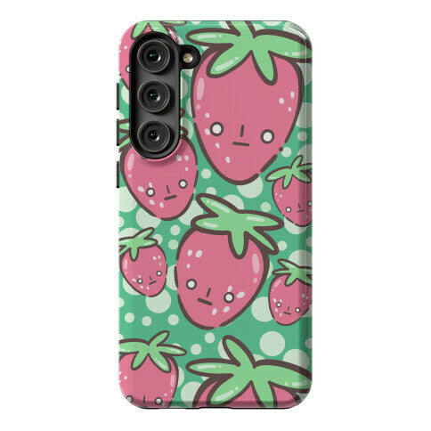 Indifferent Strawberries Phone Case