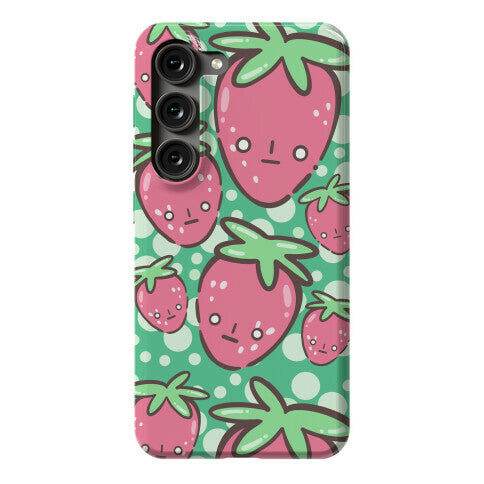 Indifferent Strawberries Phone Case