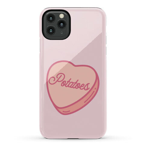 Potatoes Candy Heart Phone Case