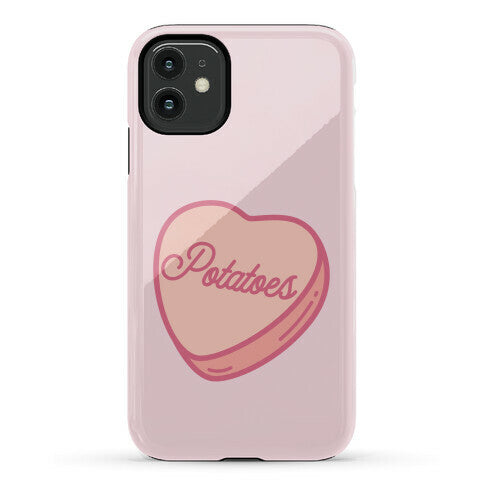 Potatoes Candy Heart Phone Case