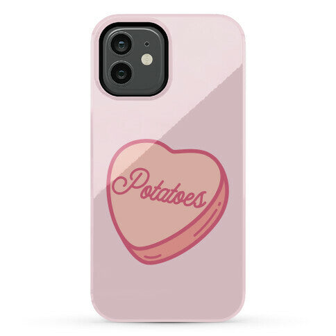 Potatoes Candy Heart Phone Case