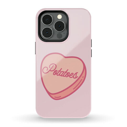 Potatoes Candy Heart Phone Case