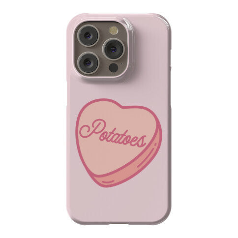 Potatoes Candy Heart Phone Case