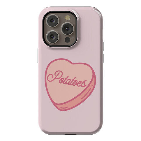 Potatoes Candy Heart Phone Case