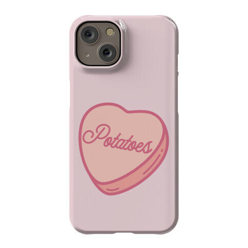 Potatoes Candy Heart Phone Case