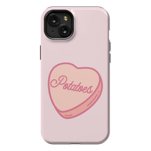 Potatoes Candy Heart Phone Case